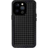 Black Grid iPhone 15 Pro Waterproof Case